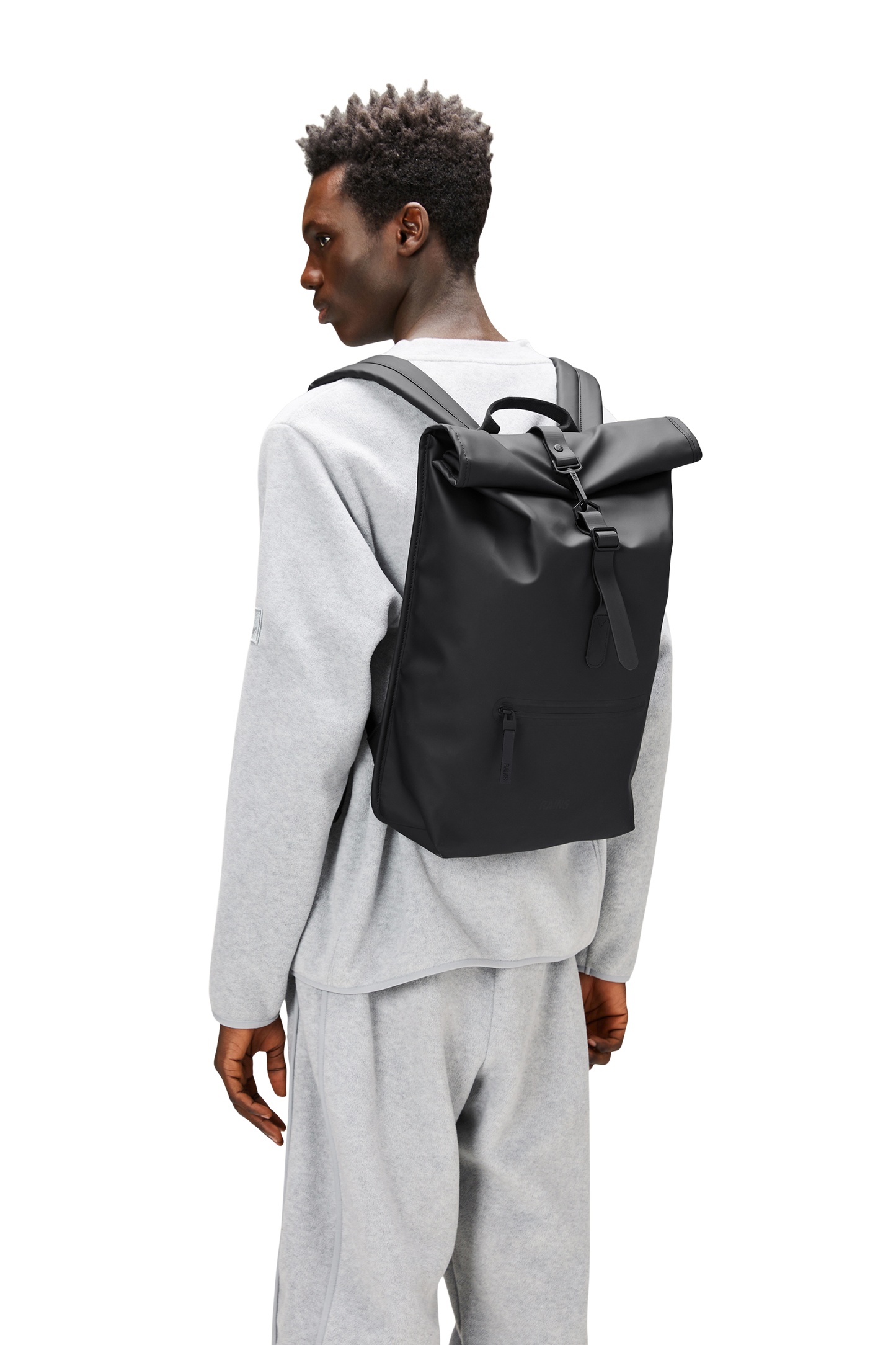 Rolltop Rucksack Black