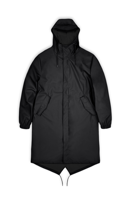 Black Rains fishtail parka jacket