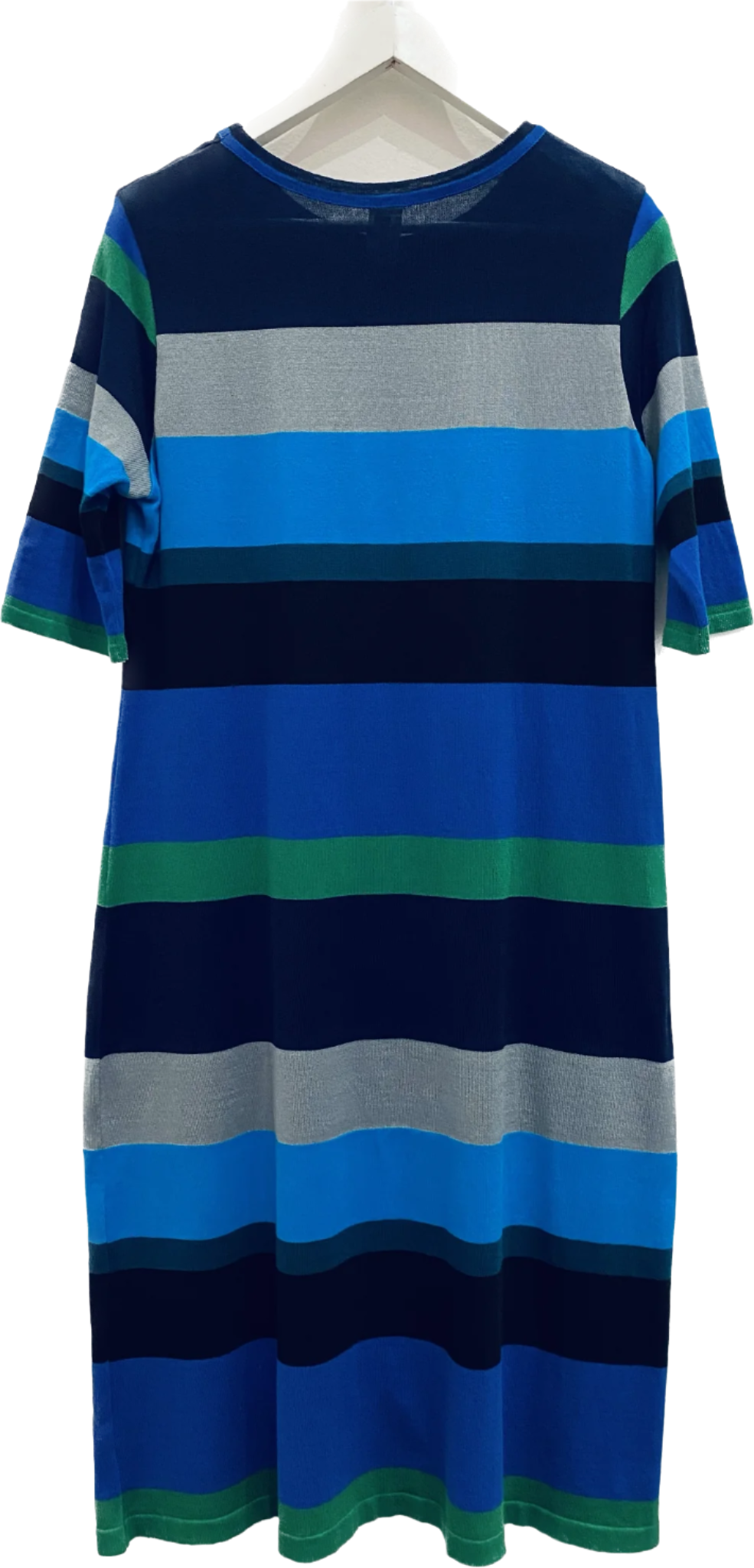 Dark Stripe Knit Dress