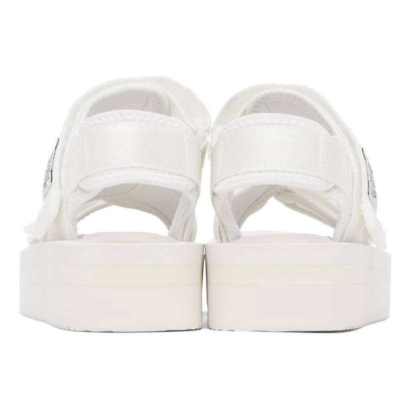White Kisee-VPO Suicoke Sandals