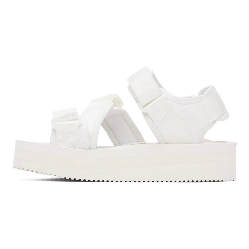 White Kisee-VPO Suicoke Sandals
