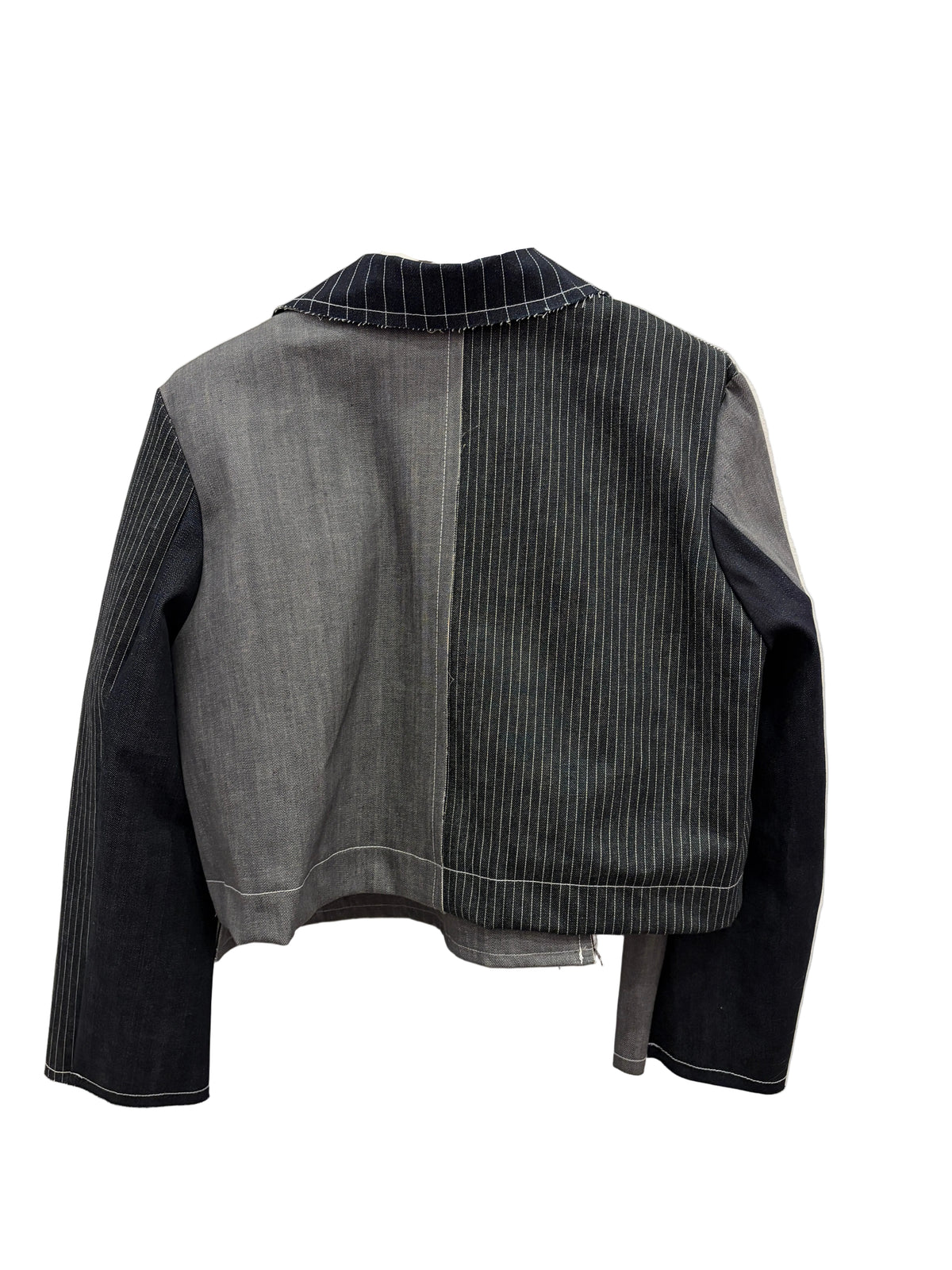 CROP COAT DENIM
