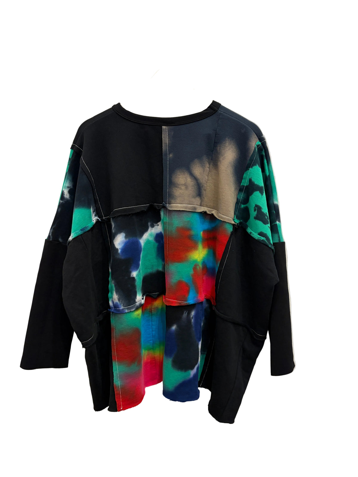 Duo patch hand paint top