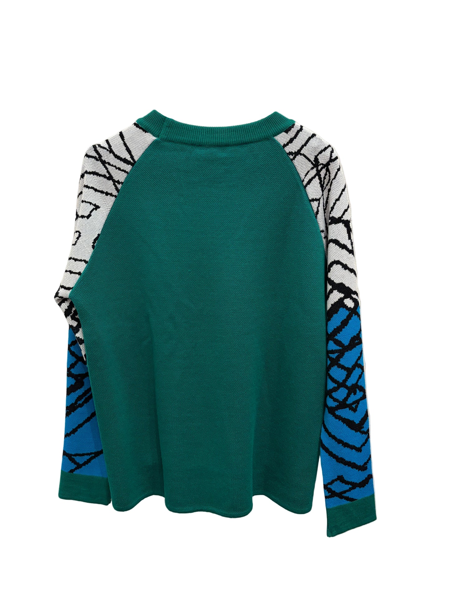 Raglan Zip Knit Fuschia