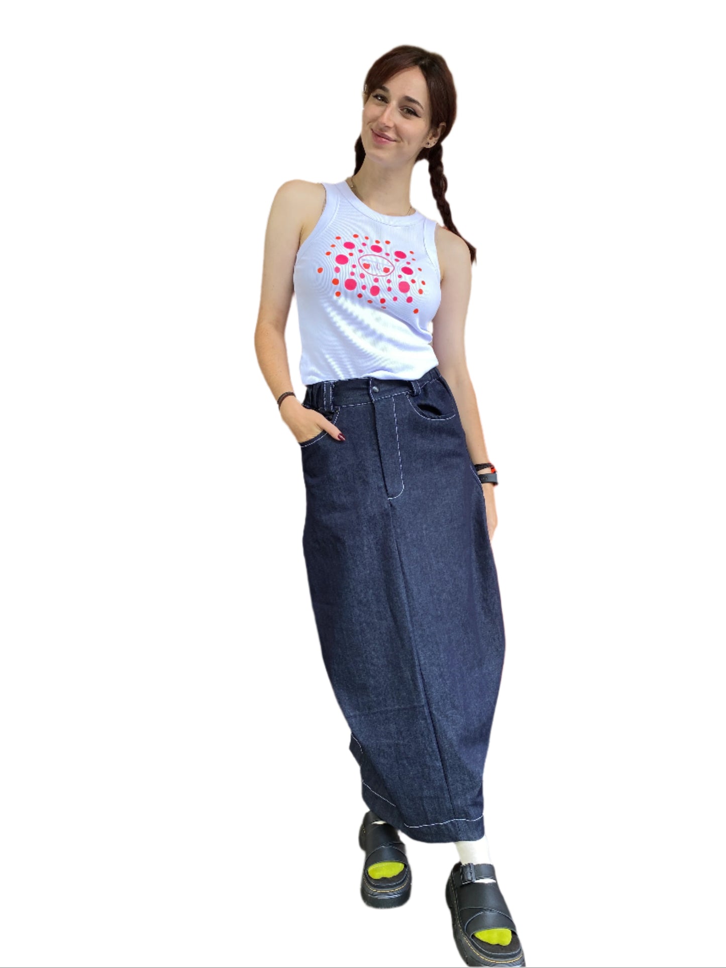 Spotty Ribbed Singlet