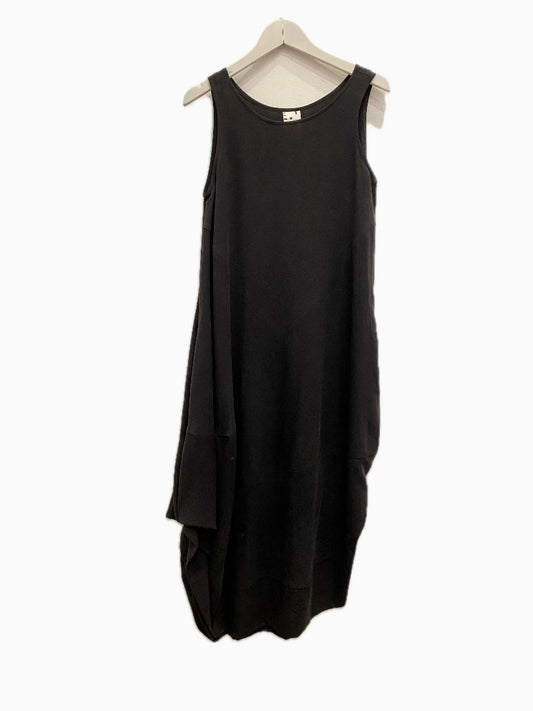 Black Diagonal Dress Rayon