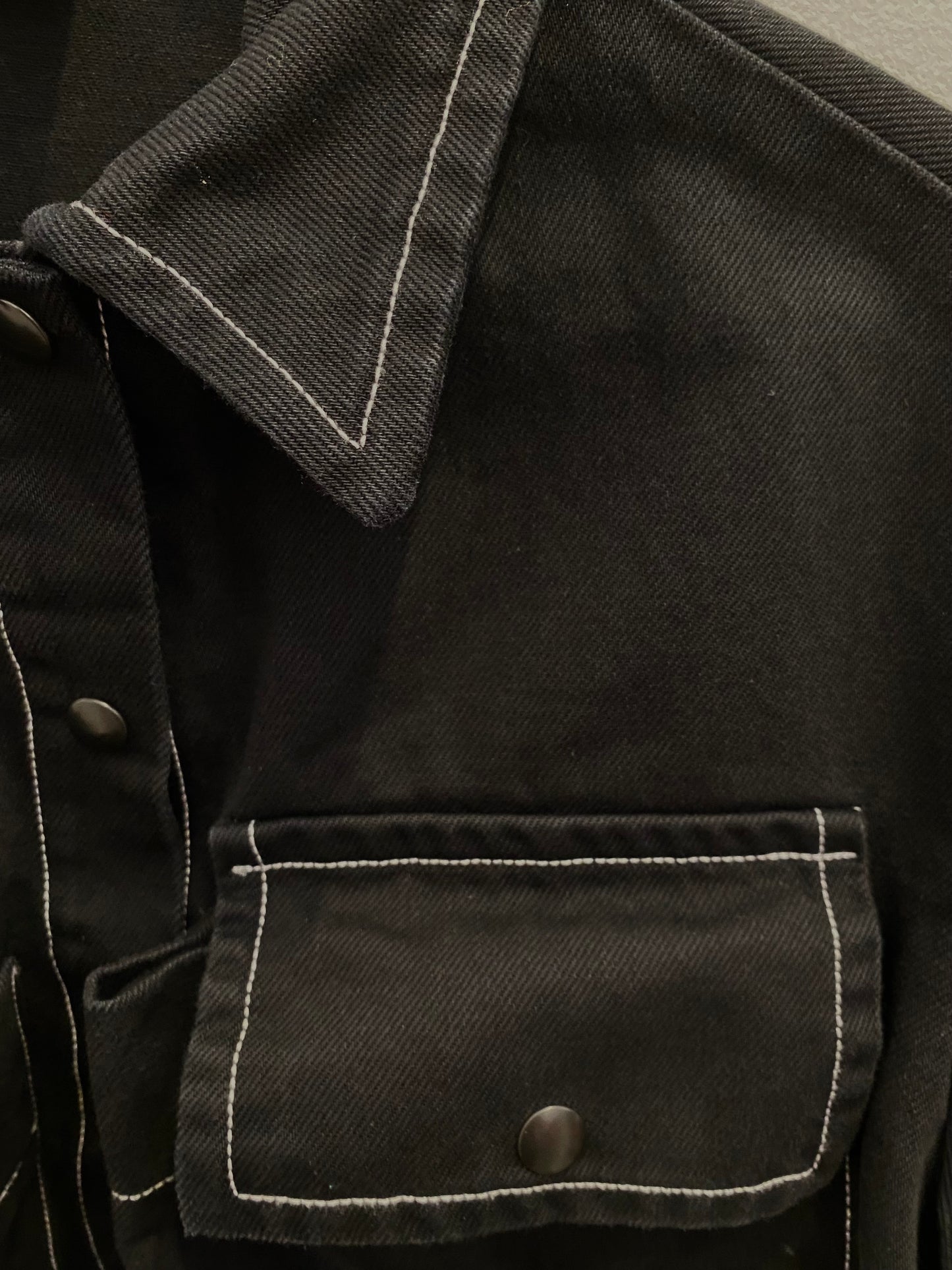 Charcoal Long Pocket Jacket
