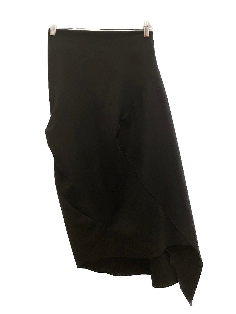 Black Tuck Side Skirt