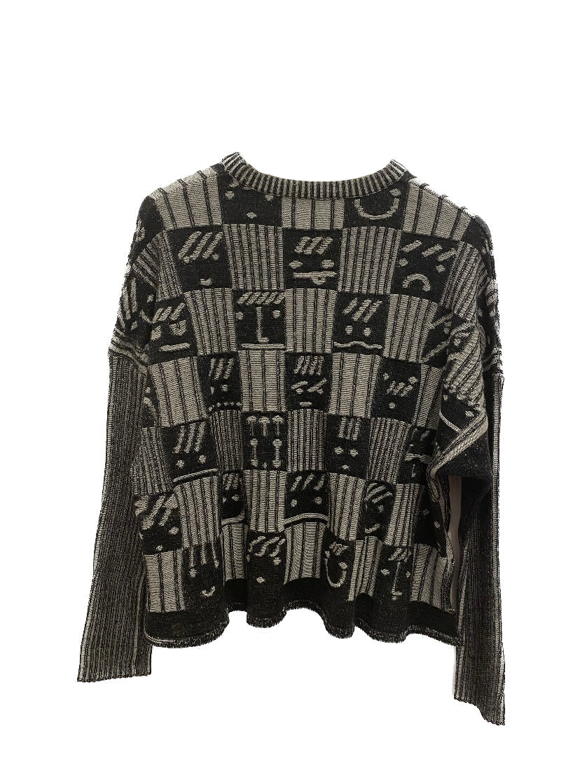 Checkerface Knit Black