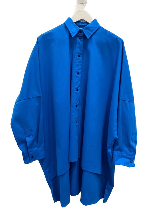 Turquoise Long Sleeve Stud Shirt