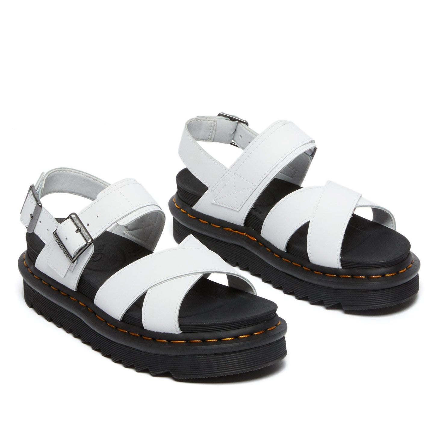 White Voss II Dr Martens Sandals