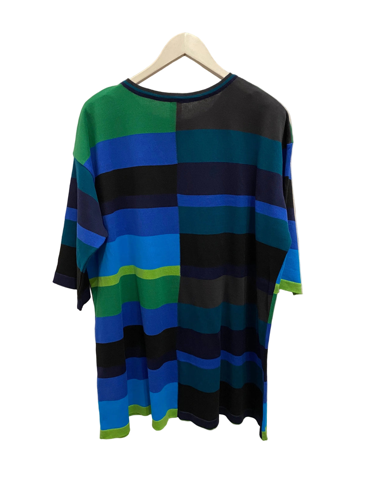 Dark Multi Stripe Split Knit