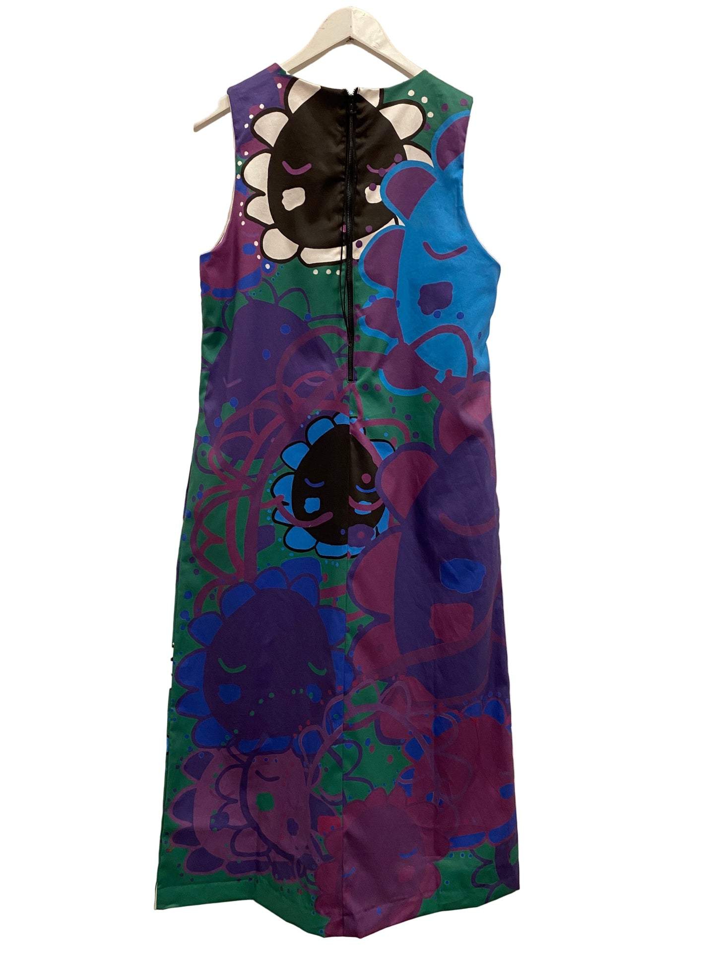 Singlet dress Purple flower face