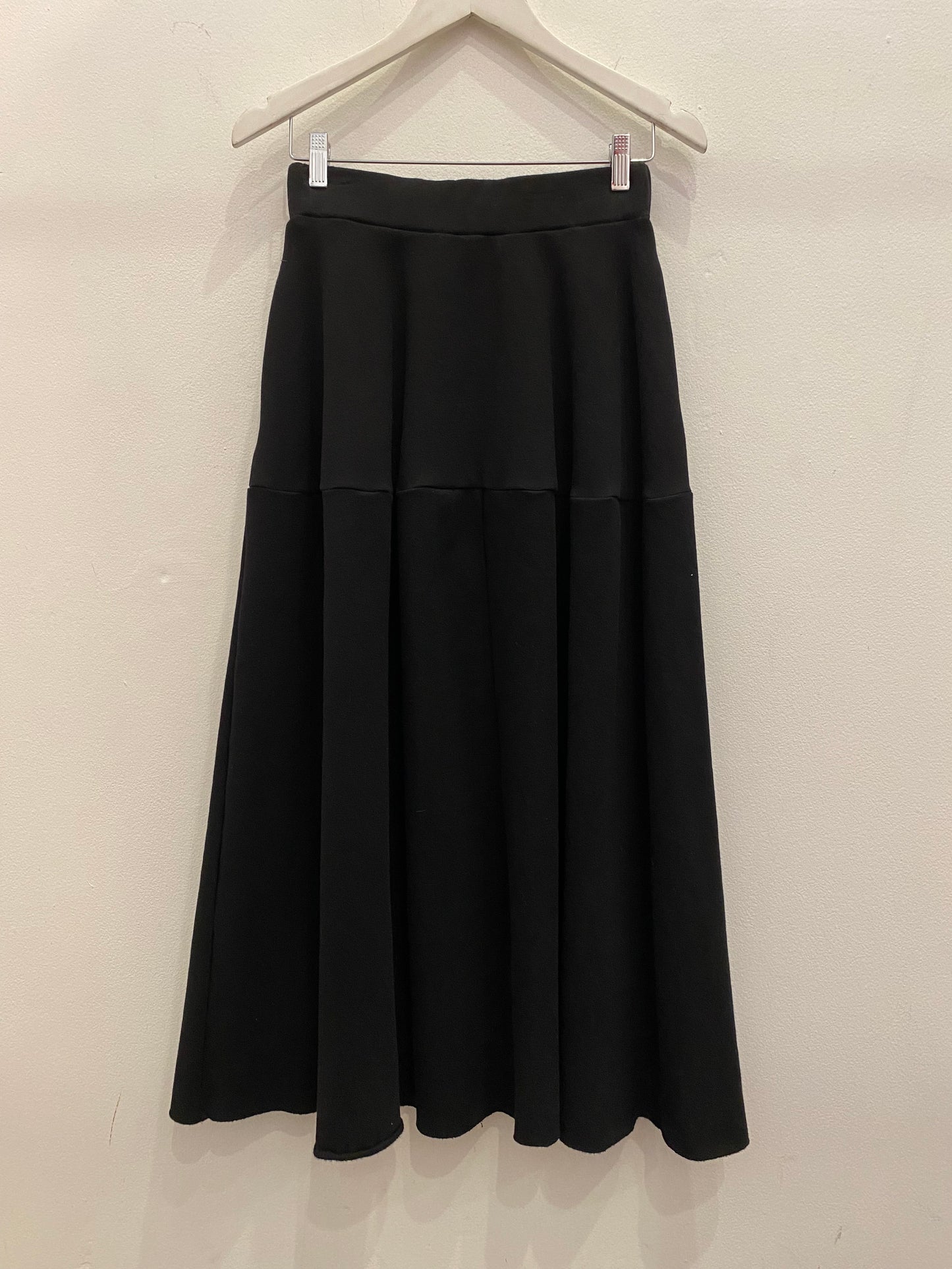 Black fleece funnel skirt