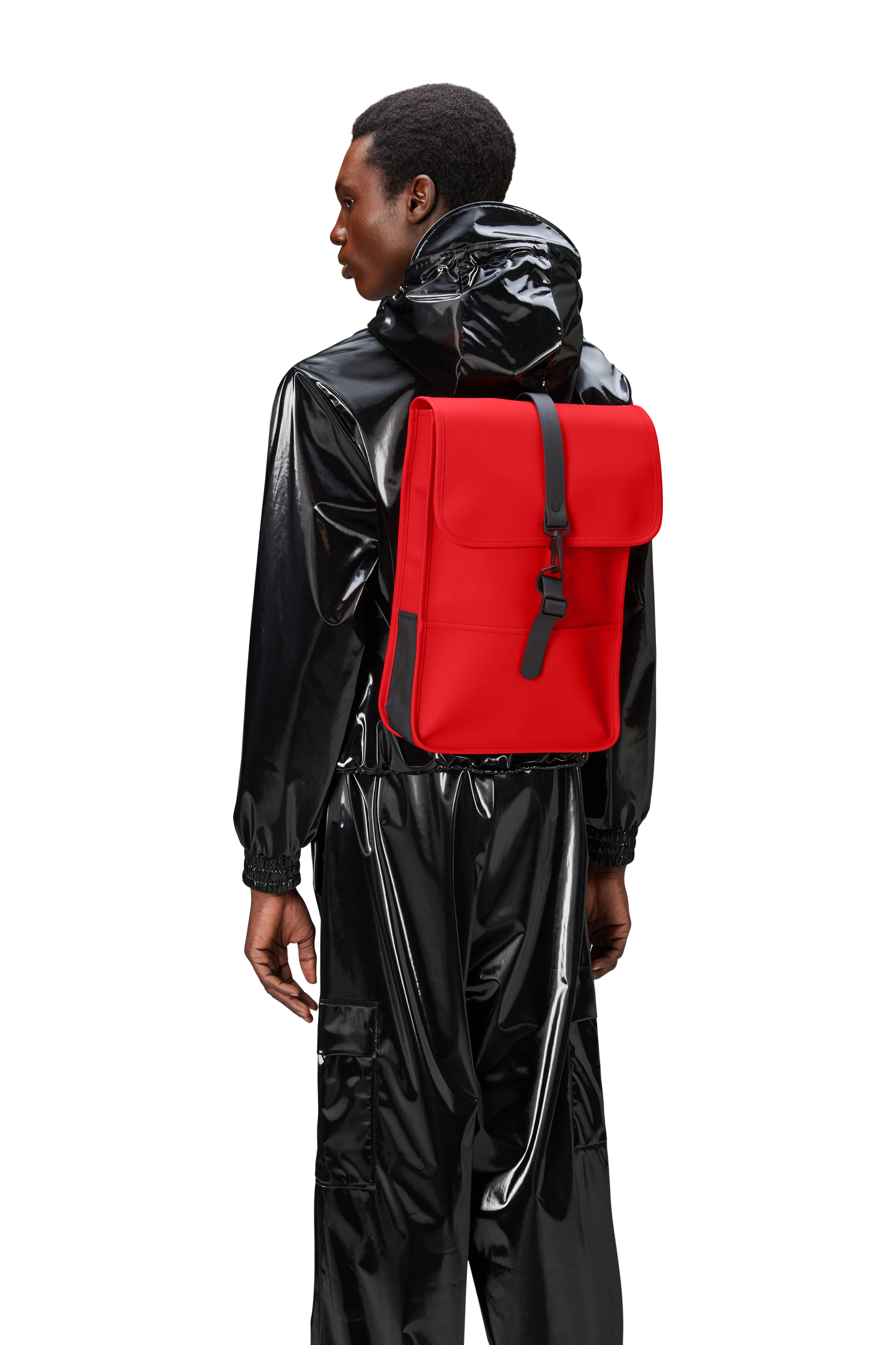 Fire Red Mini Rains Backpack