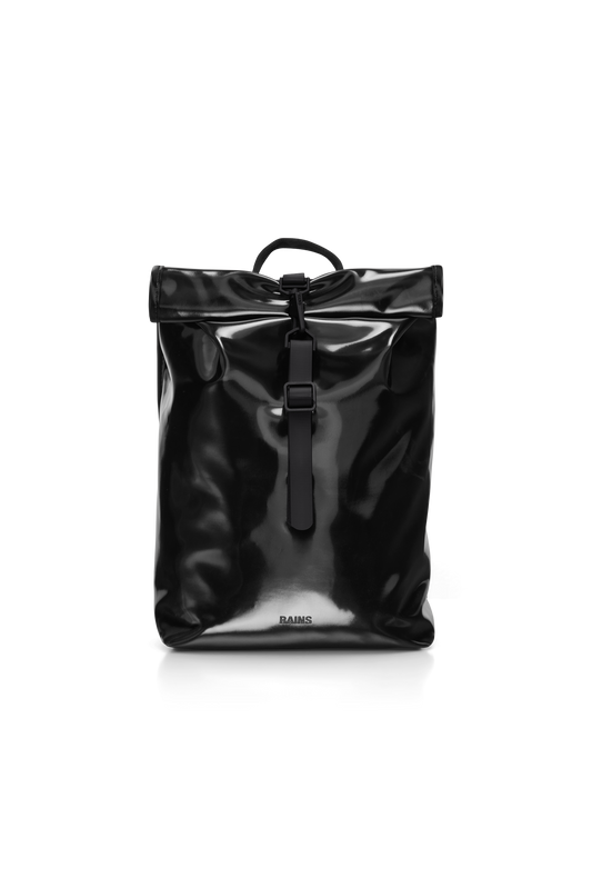 Night Black Rolltop Rucksack Mini Rains Backpack