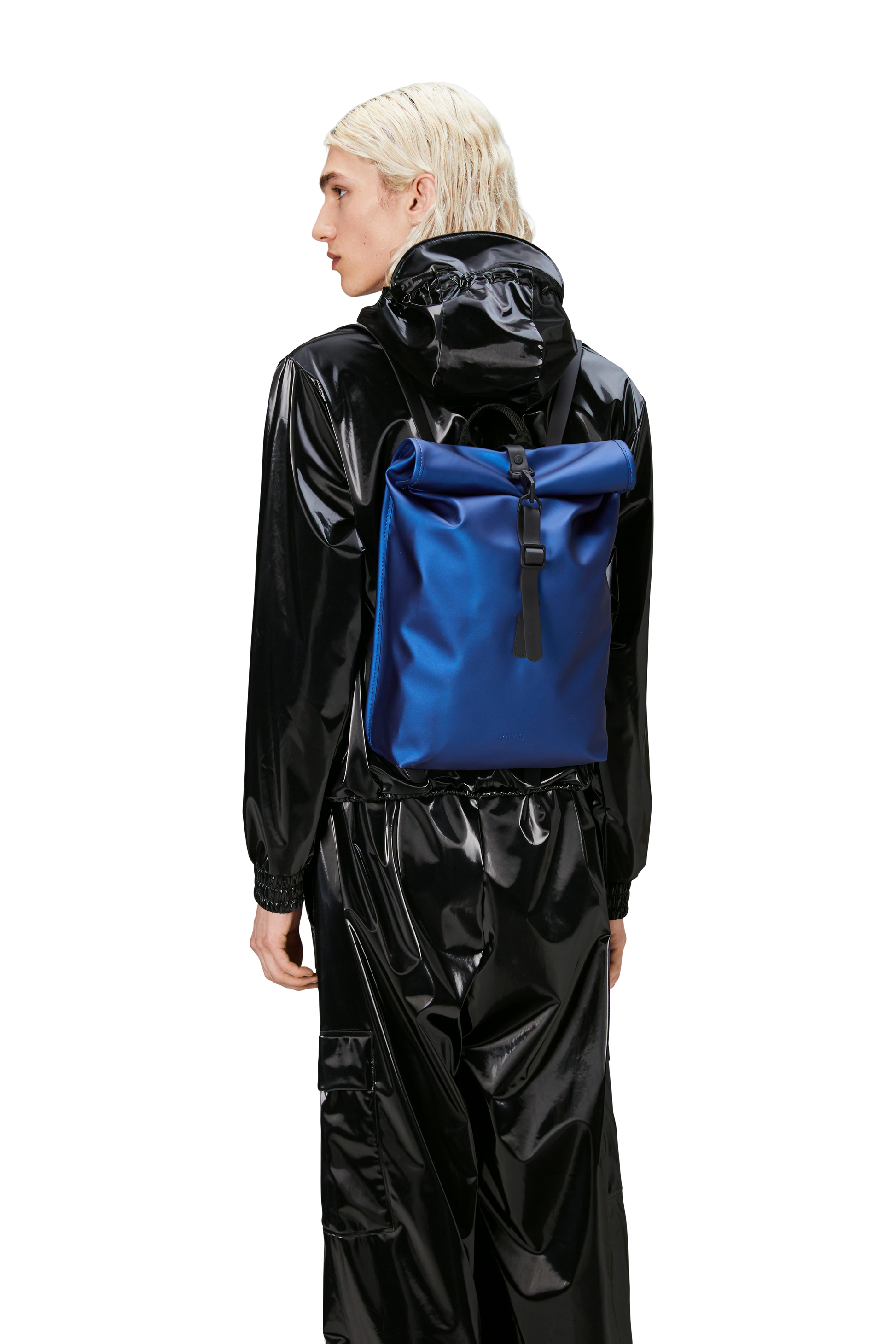 Rains backpack blue shop