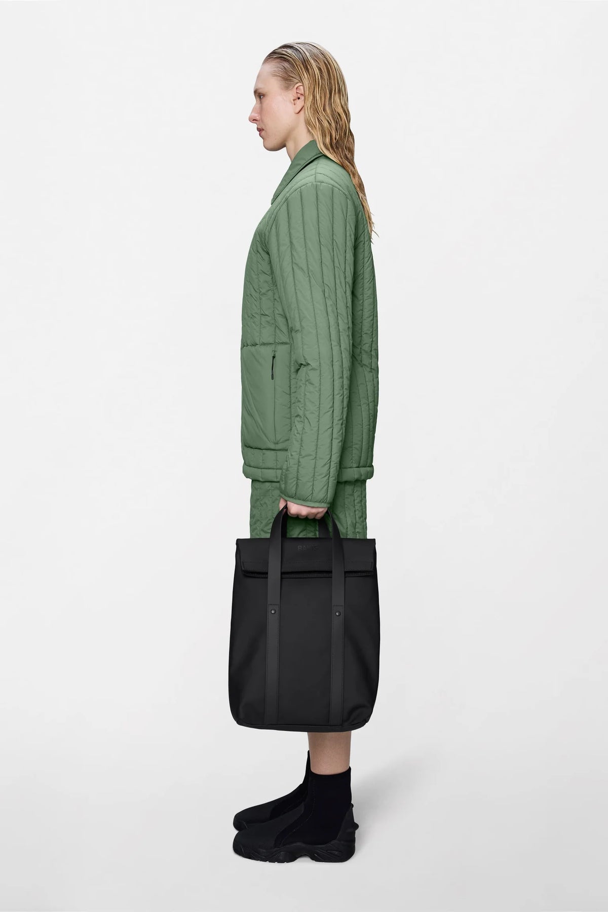2 Way Tote Blackpack Mini
