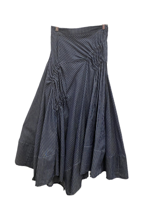 Morticia Stripe Denim Skirt