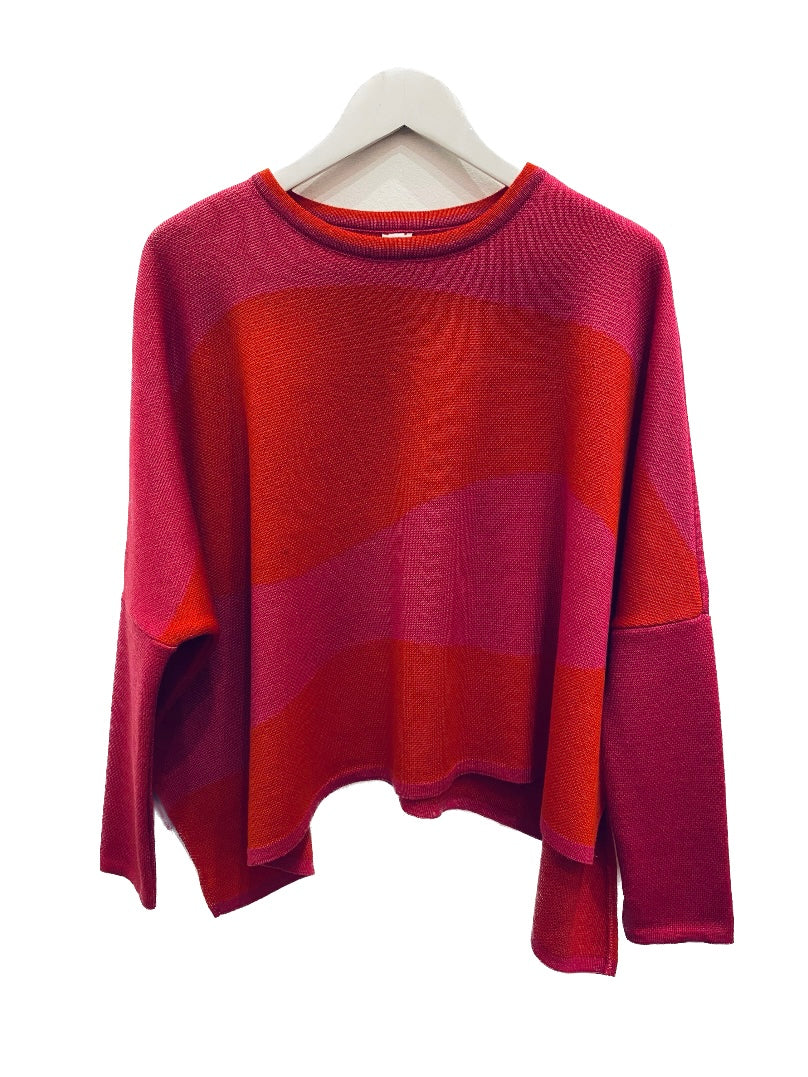 Pink Wave Knit