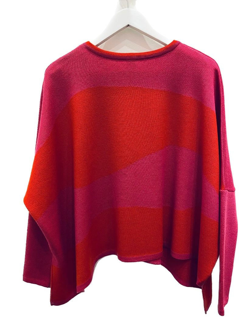 Pink Wave Knit