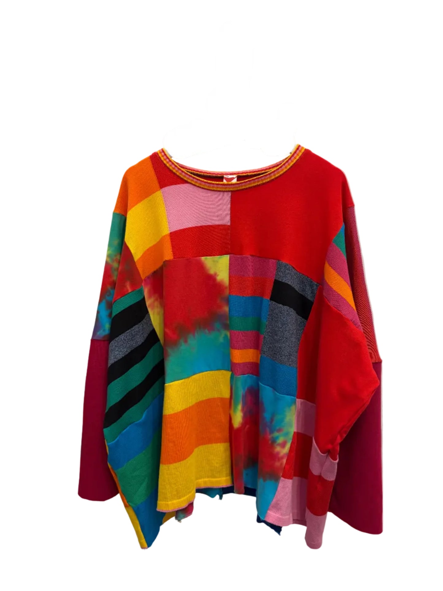 DUO PATCH TOP KNIT BRIGHT