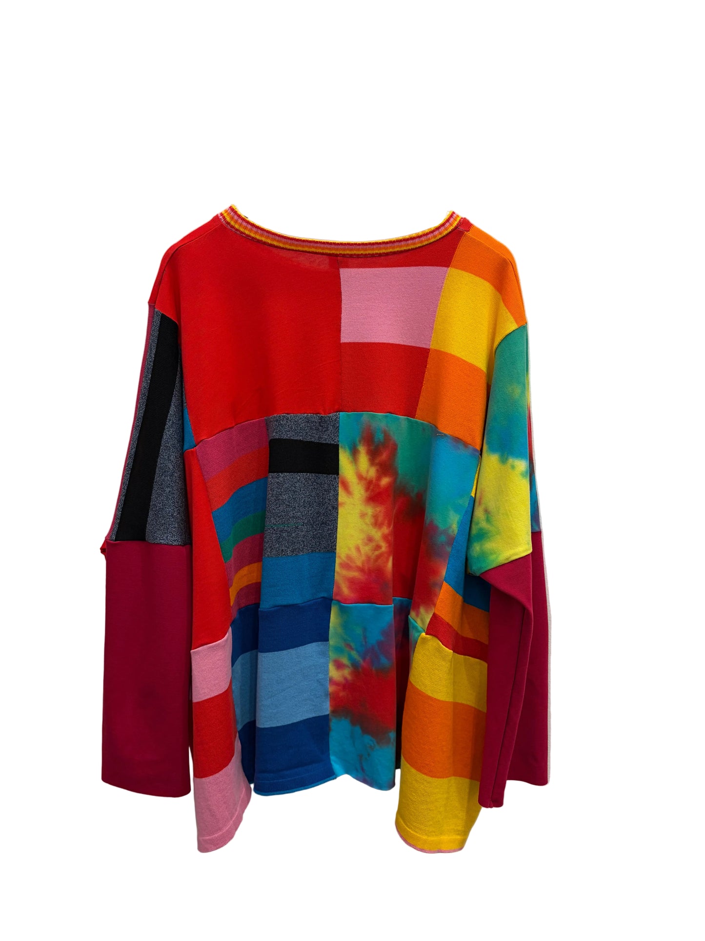 DUO PATCH TOP KNIT BRIGHT