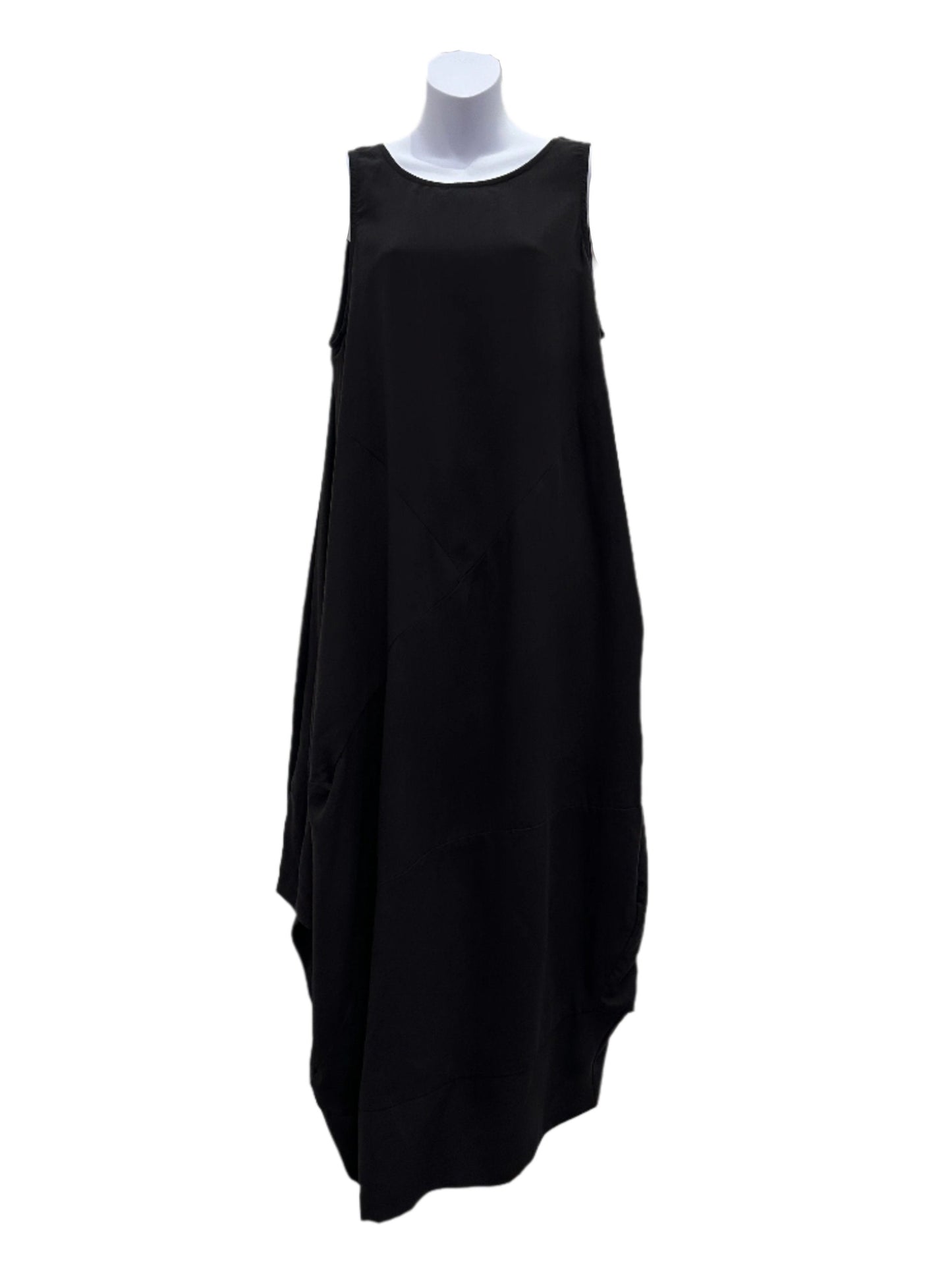 Diagonal Dress Black