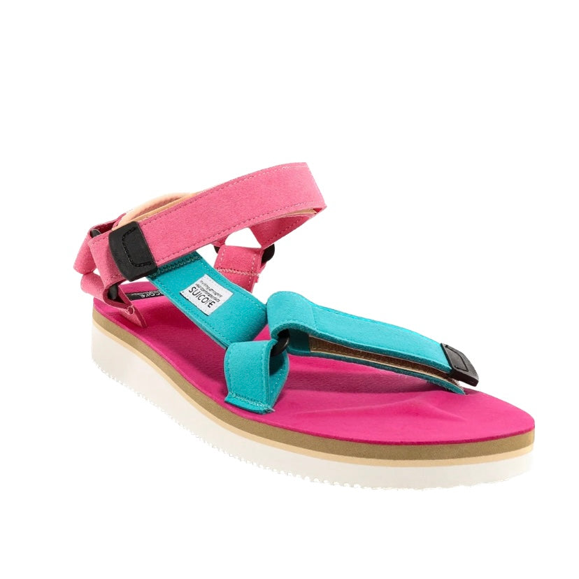 Pink / Turquoise Depa ECS Suicoke Sandal
