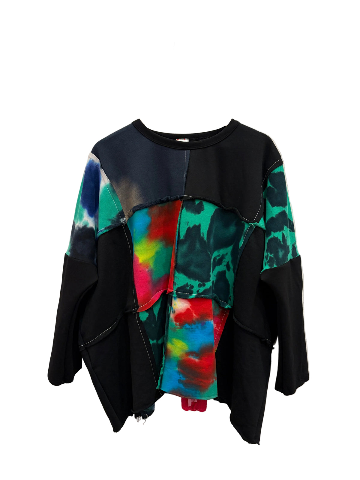 Duo patch hand paint top