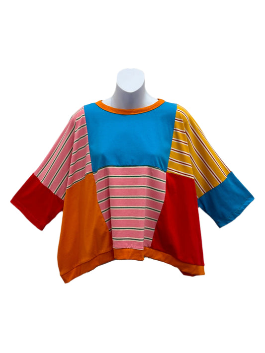 Wide Patch Top Bright