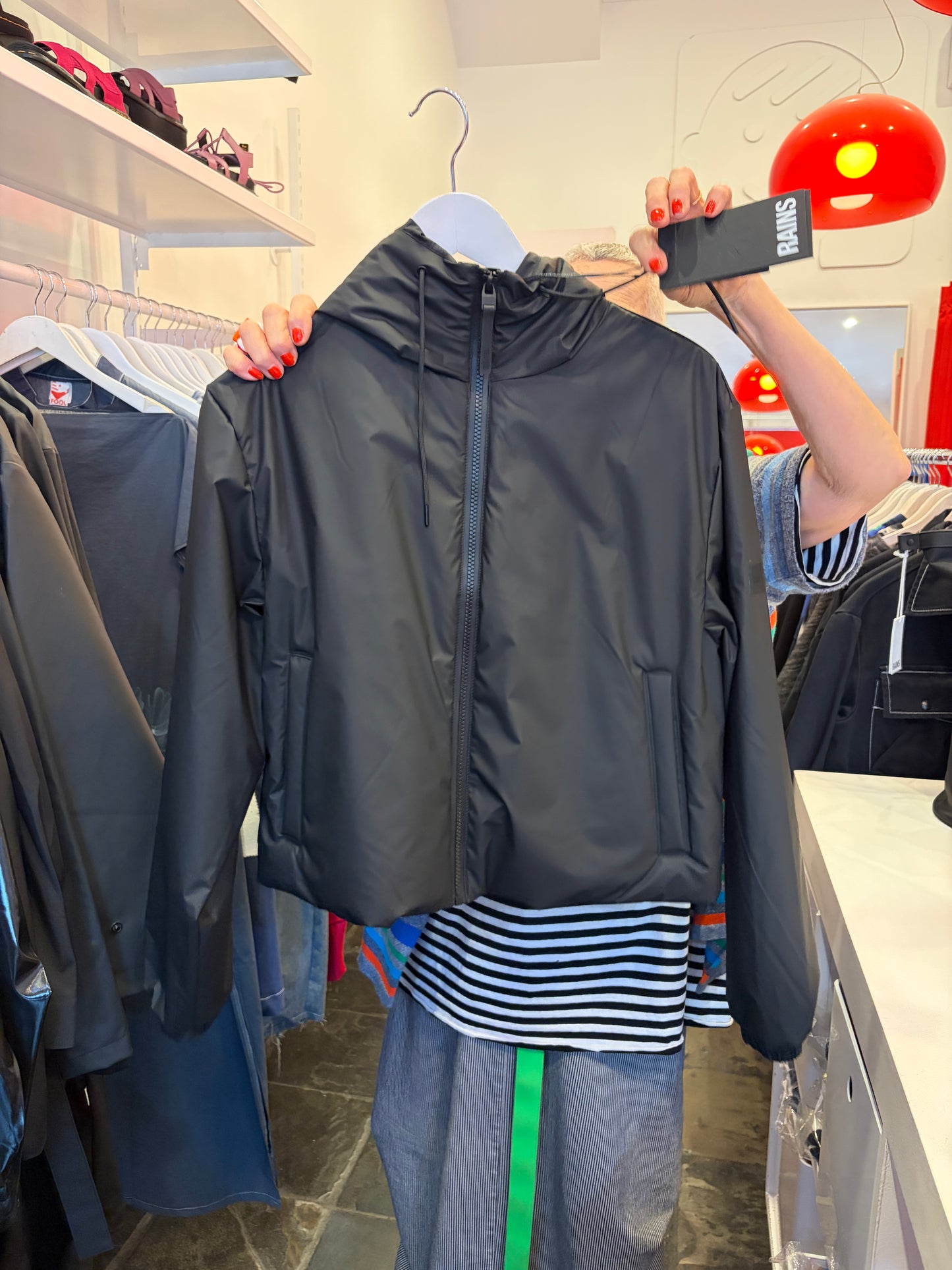 Lohja Short insulated jacket Black