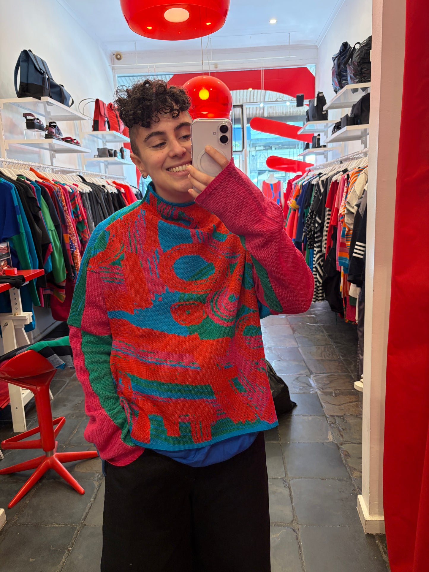 Graffiti knit Bright