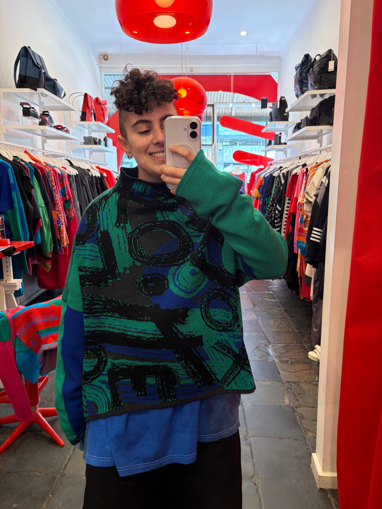 Graffiti knit Dark