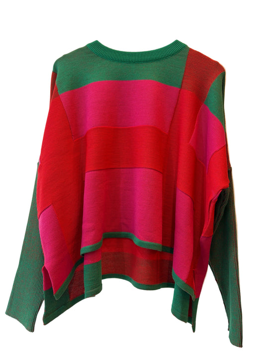 Fence knit Pink