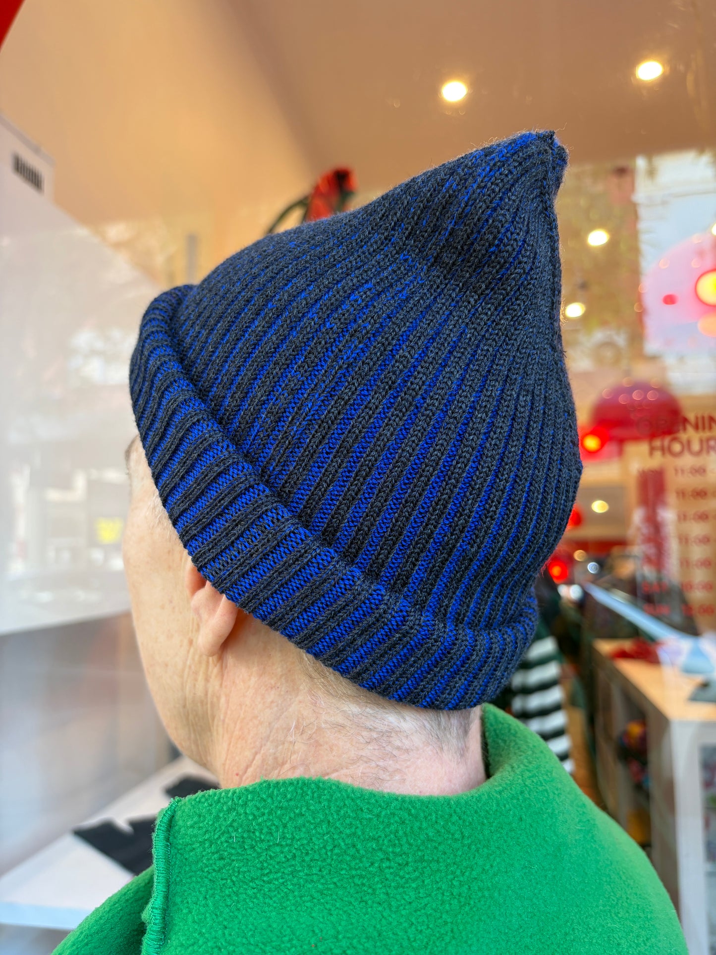 Rib beanie Two Colour