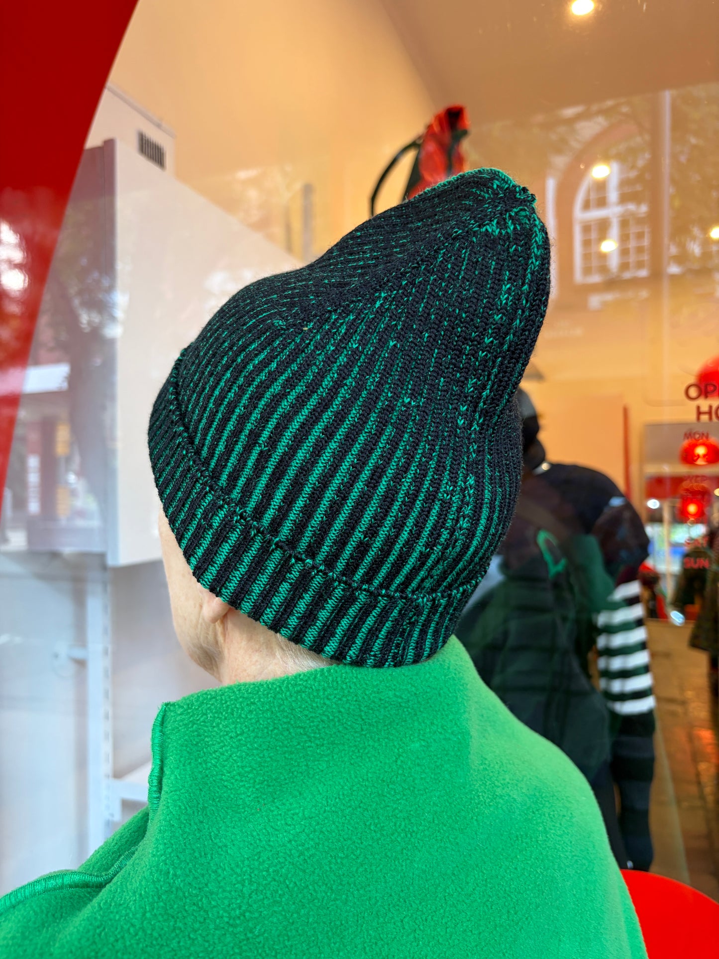 Rib beanie Two Colour