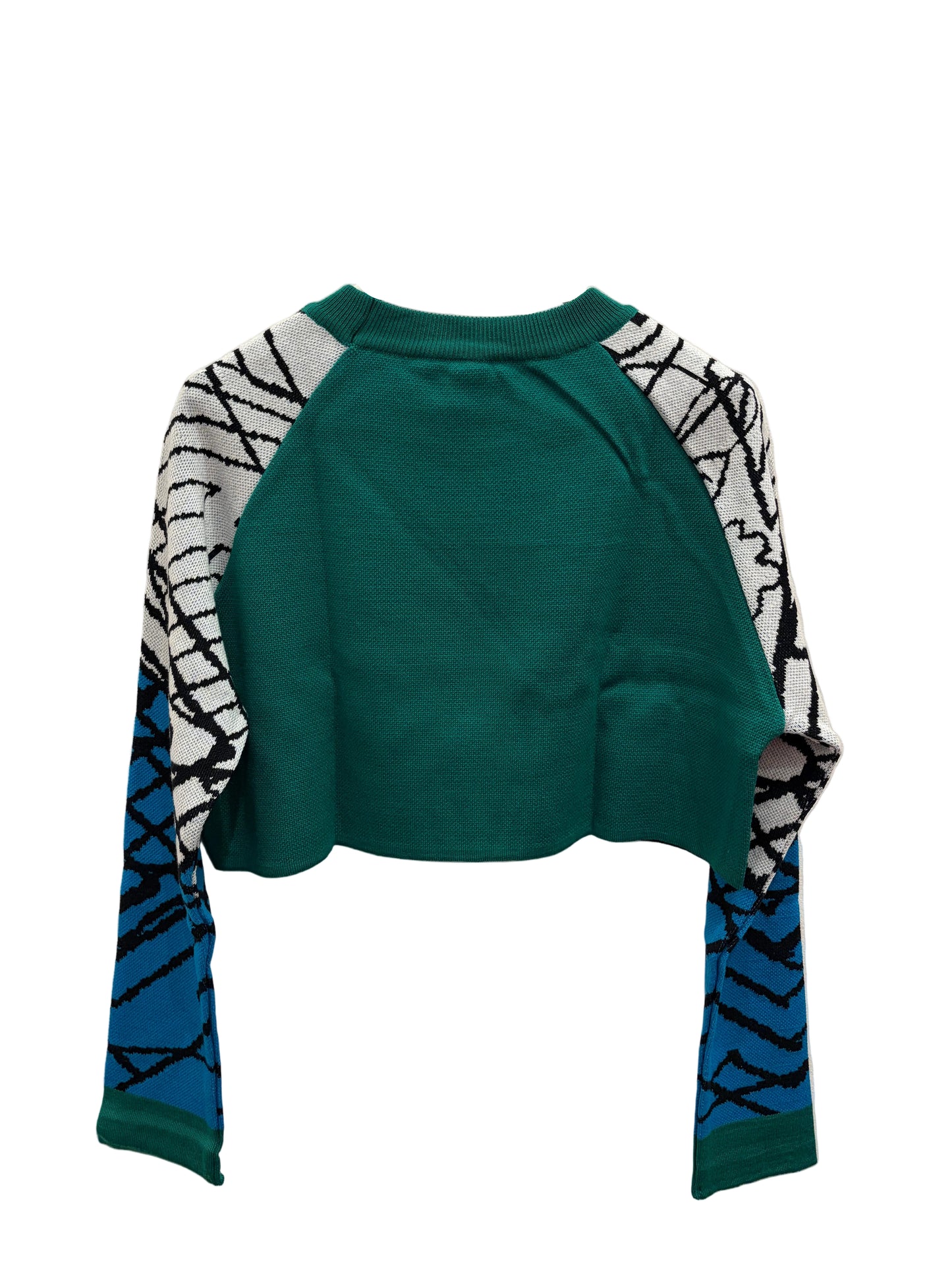 Raglan Crop Knit Fuschia