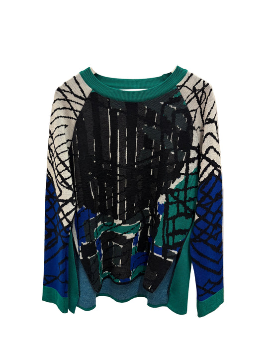 Raglan Zip Knit Royal