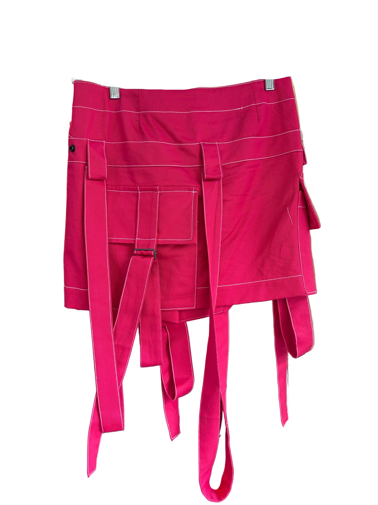 Wrap strap skirt Pink