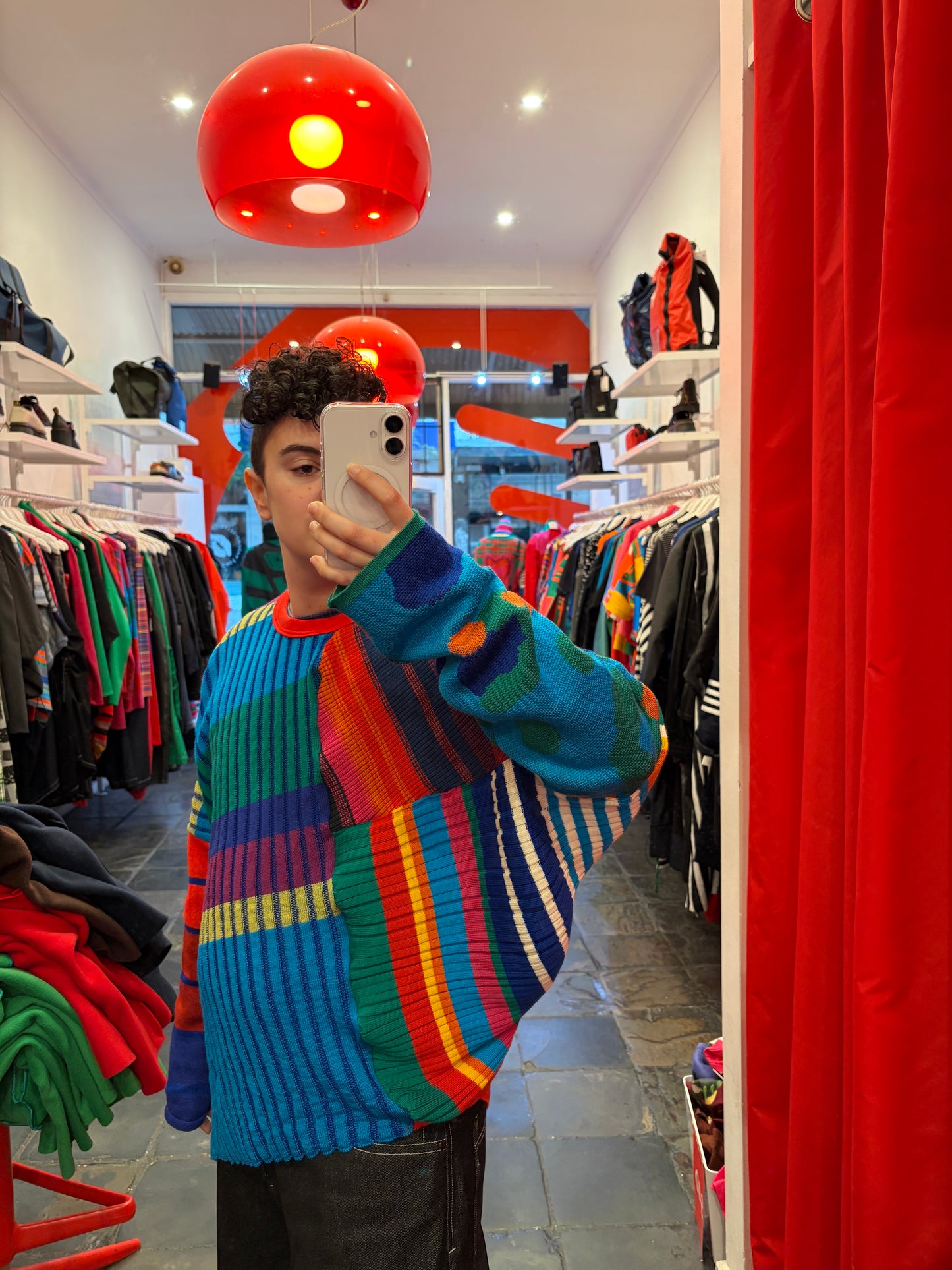 Jigsaw knit Rib Stripe