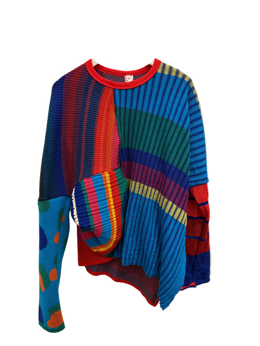 Jigsaw knit Rib Stripe