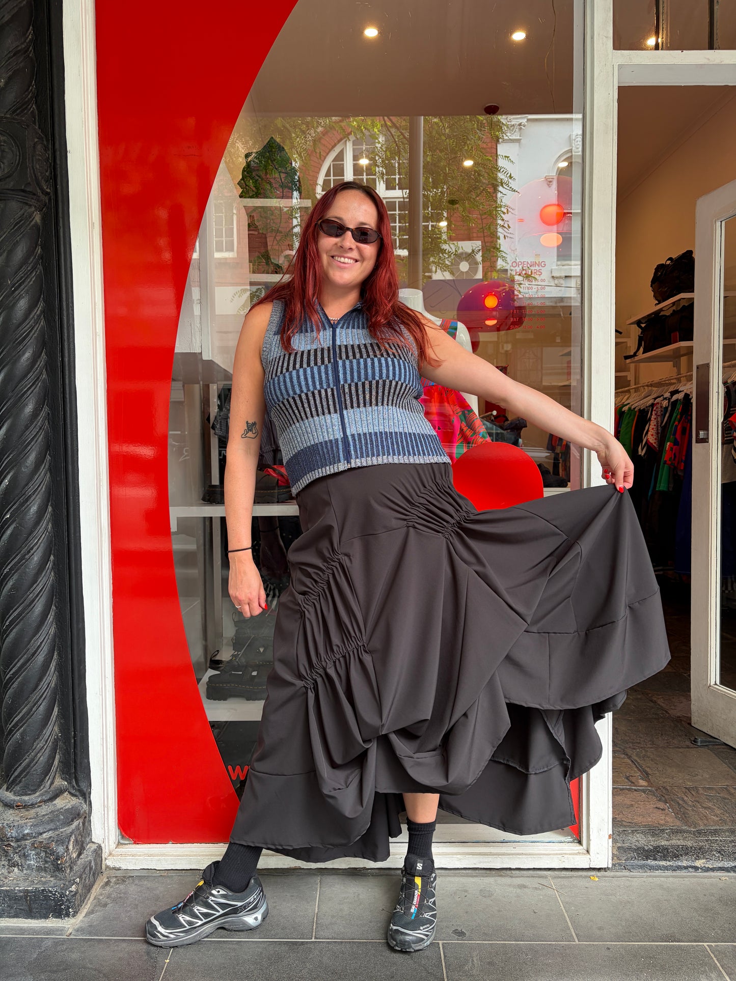 Morticia Skirt Black