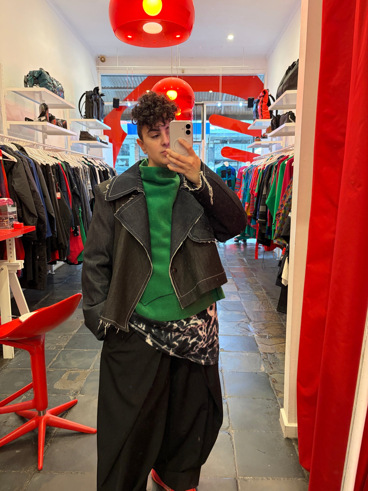 Crop coat