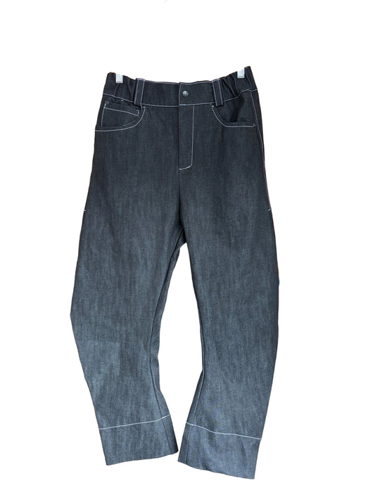 Tuck Jean Pants