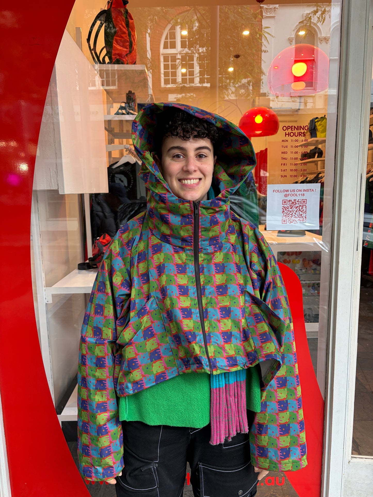 Green Echo Raincoat