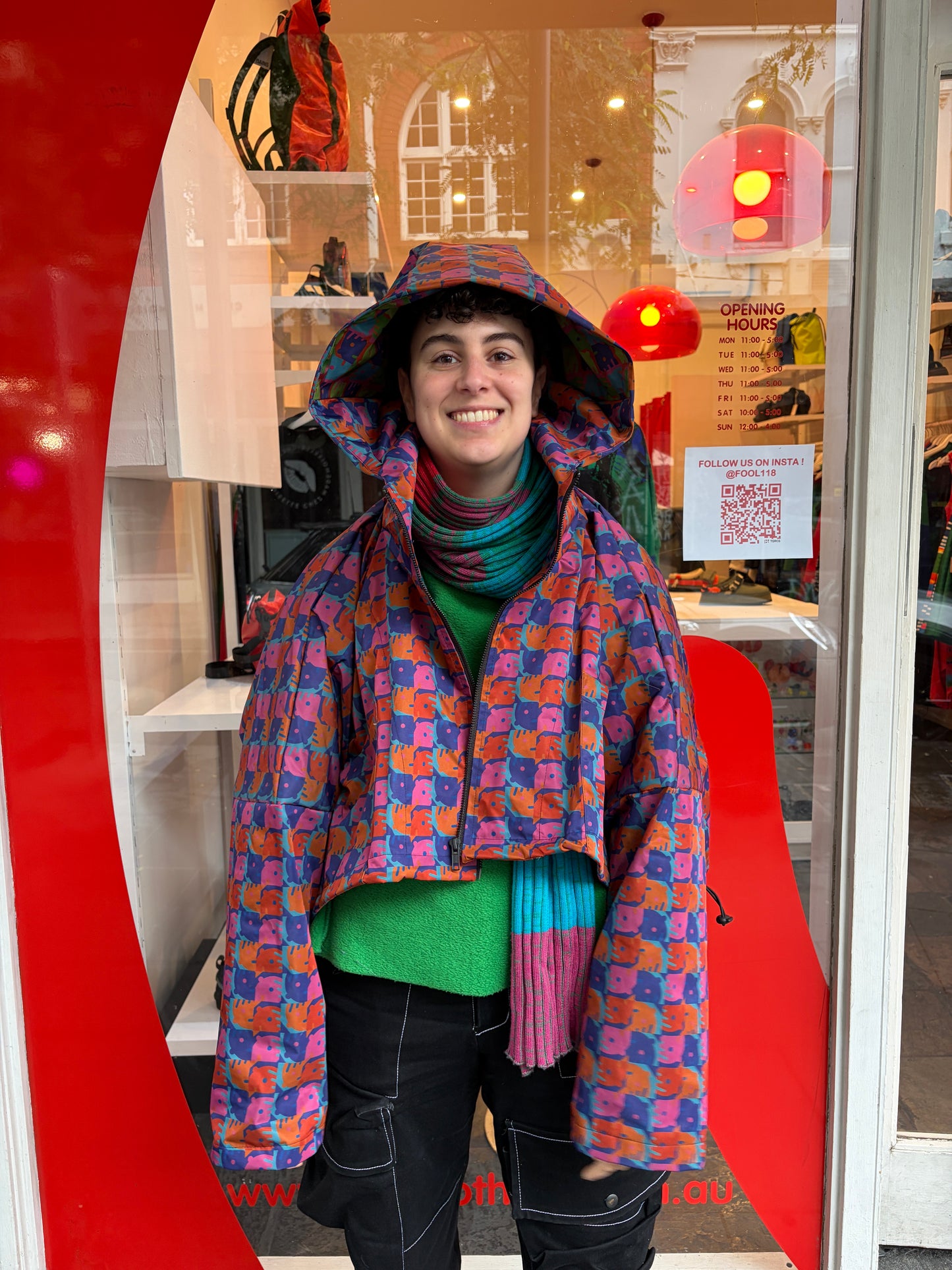 Pink Echo Raincoat