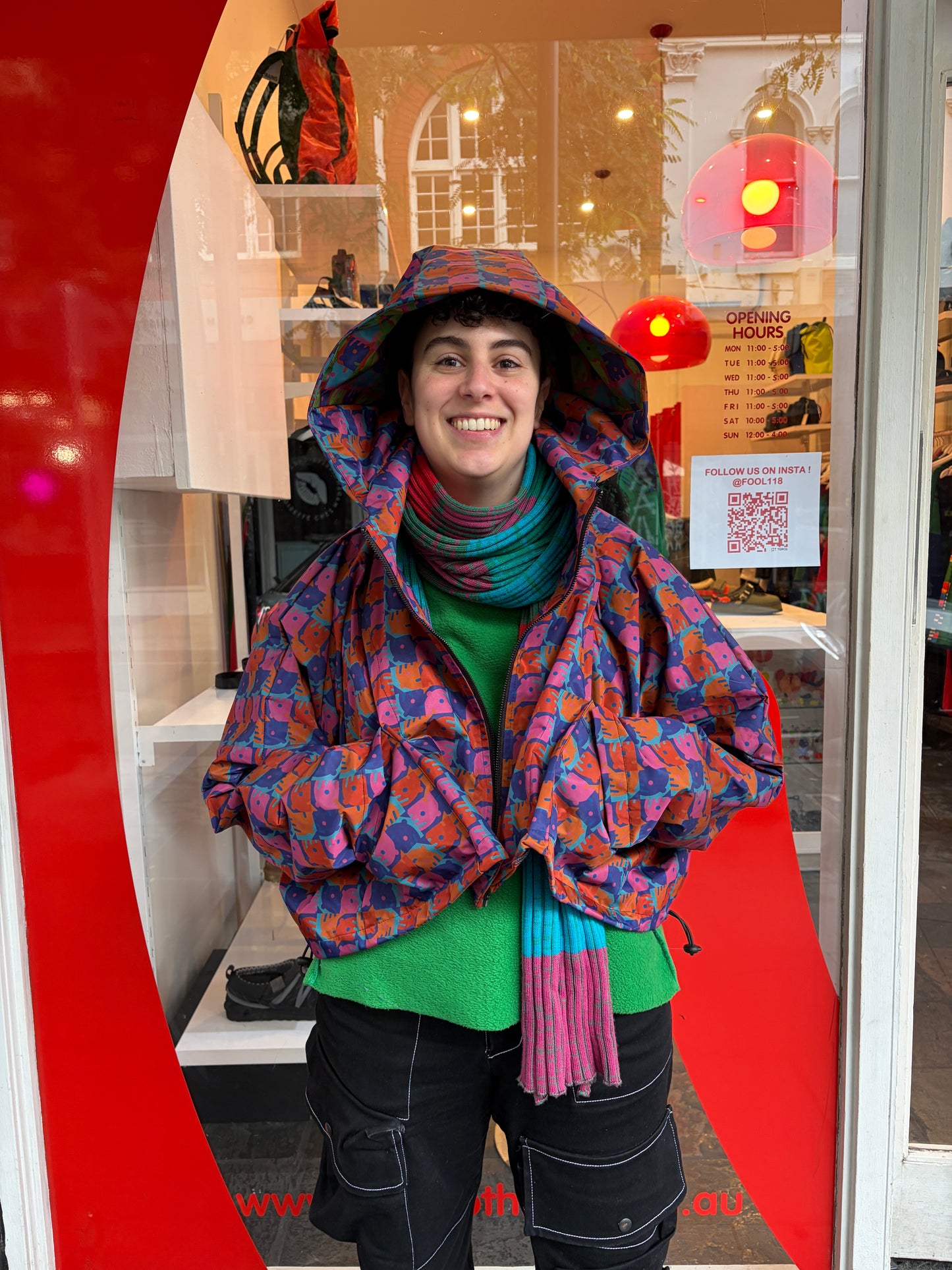 Pink Echo Raincoat