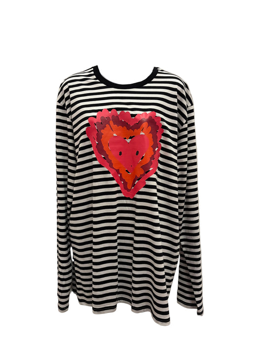 LS Stripe heartstopper tee
