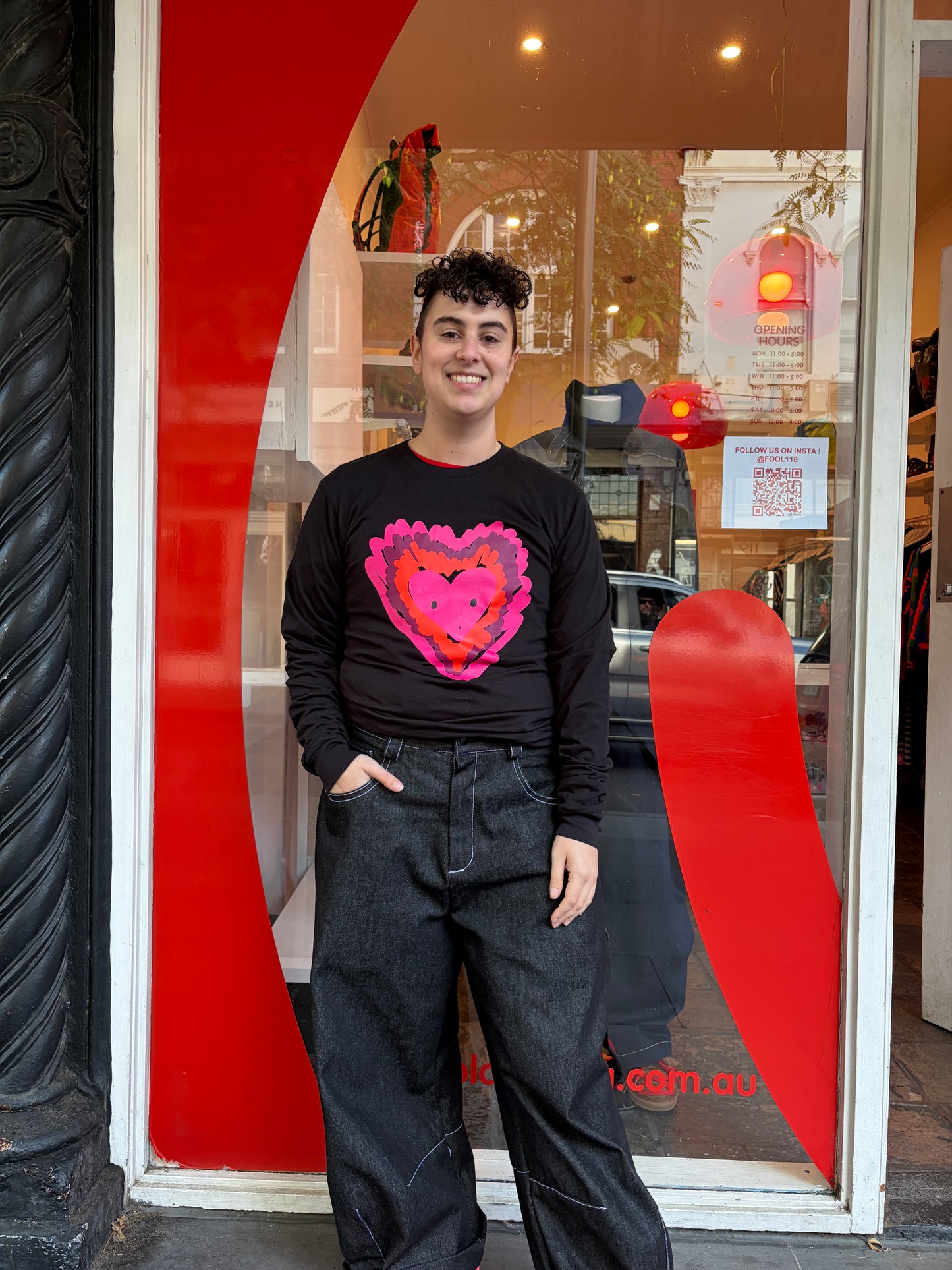 LS Black Heartstopper tee